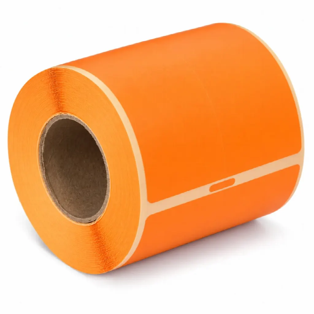 CoatCheck Luggage Labels, 14×160 tickets, orange