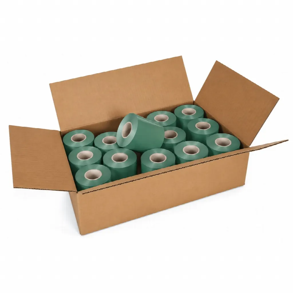 Coatcheck roll, ‘economy’ entrance tickets without control strip, 14 x 550 tickets, dark green