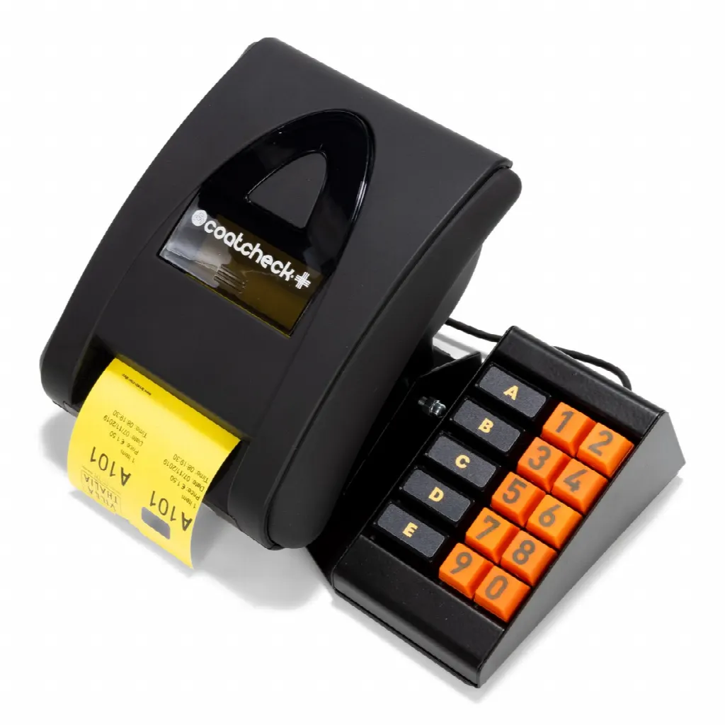 CoatCheck+ Ticket Printer with Keyboard