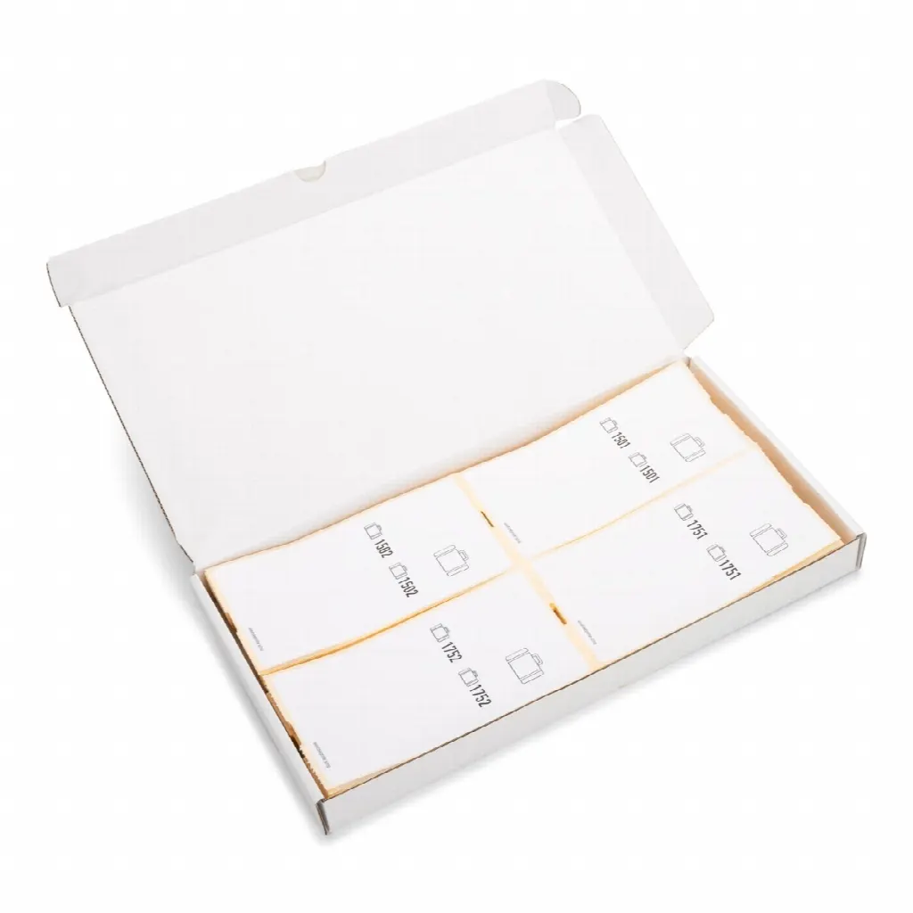 500 Self-adhesive pre-printed luggage labels, series 1501 – 2000