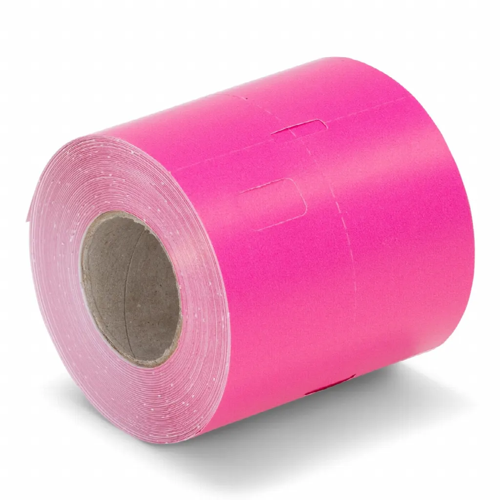 Coatcheck cloakroom tickets, 14 rolls x 325 tickets, pink