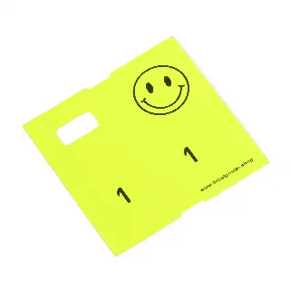 1000 pre-printed cloakroom tickets, neon yellow
