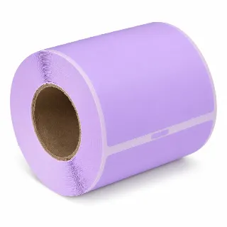 CoatCheck Luggage Labels, 14×160 tickets, purple