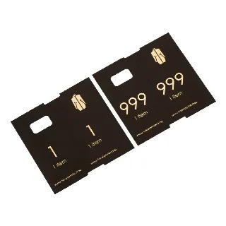 1000 pre-printed cloakroom numbers, black