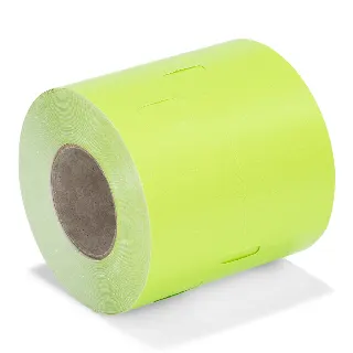 Coatcheck cloakroom tickets, 14x 325 tickets, green