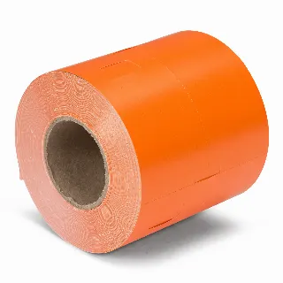 Coatcheck cloakroom tickets, 14 rolls x 325 tickets, Orange