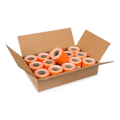Coatcheck cloakroom tickets, 14 rolls x 325 tickets, Orange